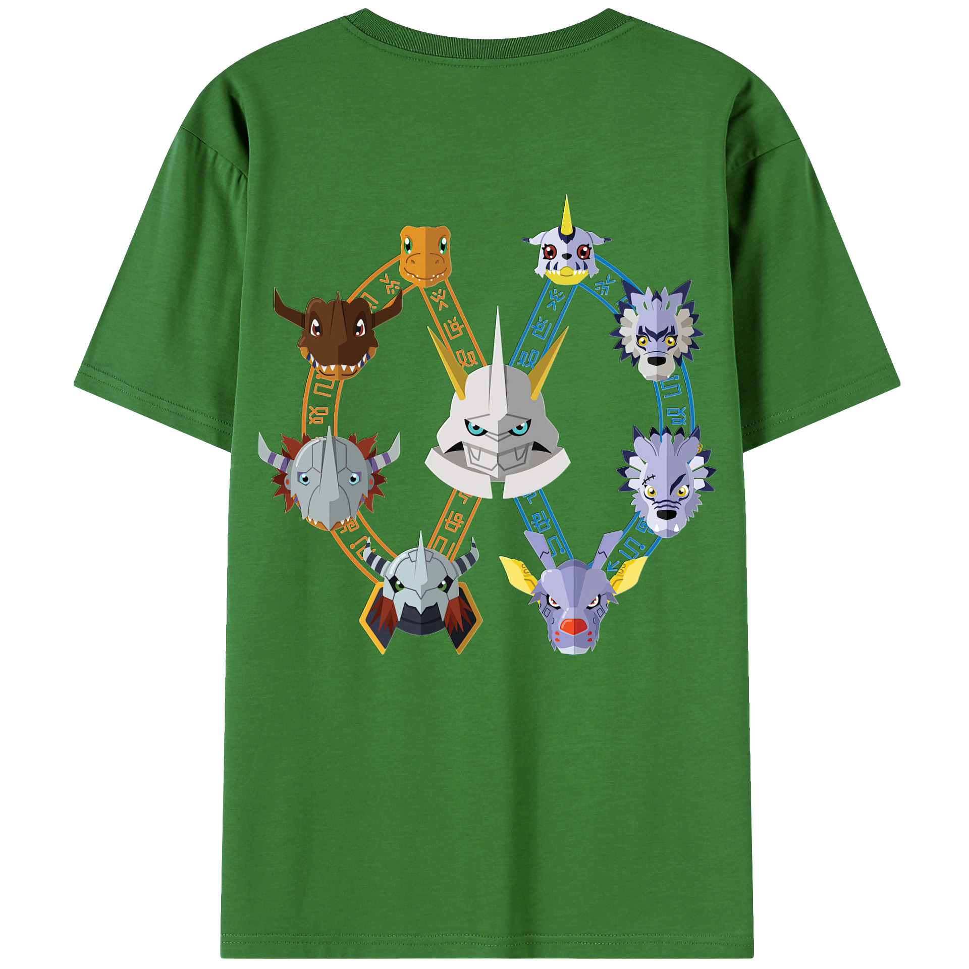 （画像用） Digimon デジタルモンスター/デジモン レディース半袖Tシャツ(バックプリント)